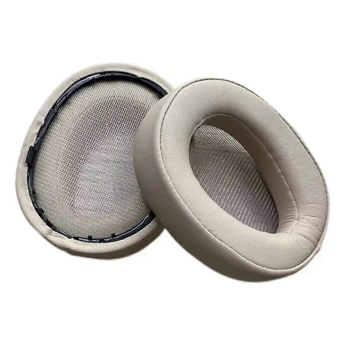 1 Pair Sponge Ear Pads for MDR-100AAP H600A 100A Headset Cushion Cover Earpads Replacement Light Gold