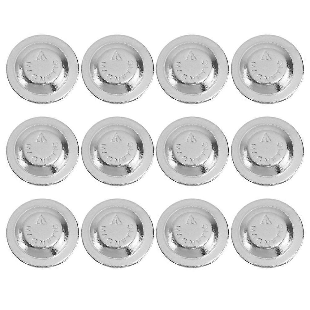 Silver Casting Iron Badge Magnets for Events Decor Small Size Light Weight Easy to Store and Use
