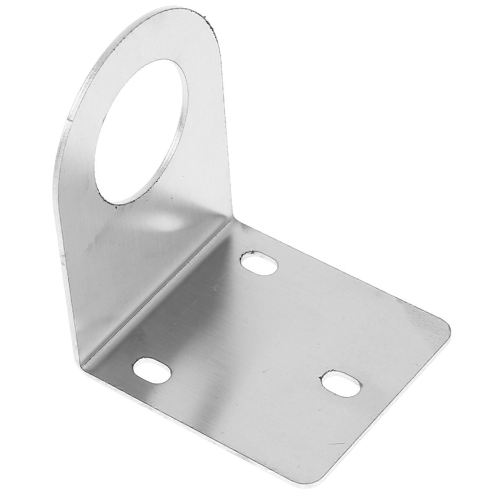 Silver Faucet Mounting Bracket for Holding Tap Practical Wall Hanging IronBracket Small Size