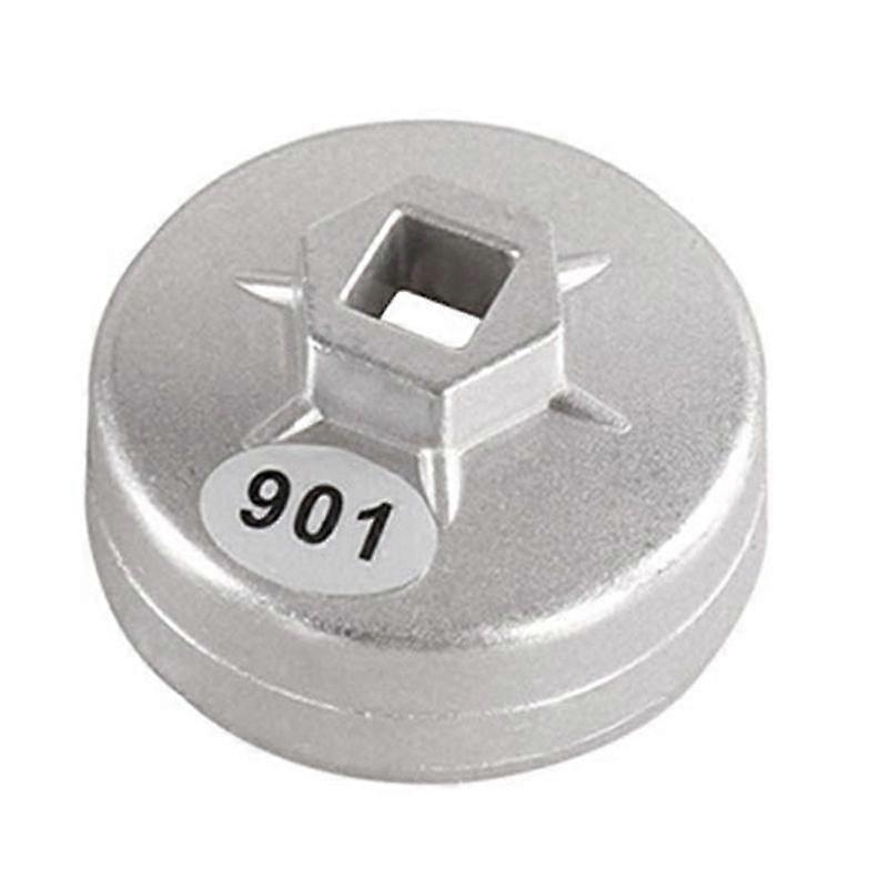 901 14 Flutes Cap Oil Filter Wrench 1/2 inch Square Drive Oil Filter Tools Filter Socket Wrench Spa