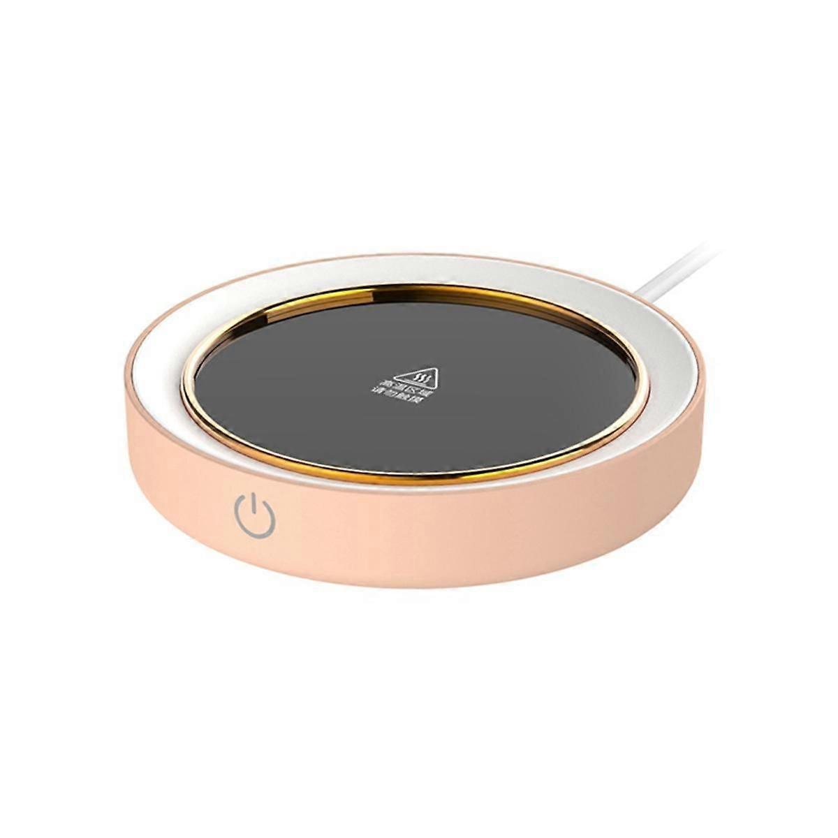 Mug Warmer for Coffee and Tea, for Desk, with Auto Shut Off, Warmer Plate with Nightlight Ring Glow