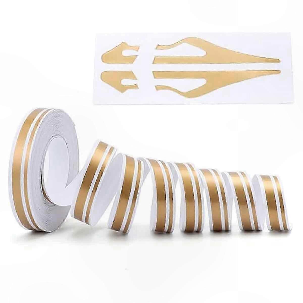 Gold Pinstripe Tape Decal for Streamline Design