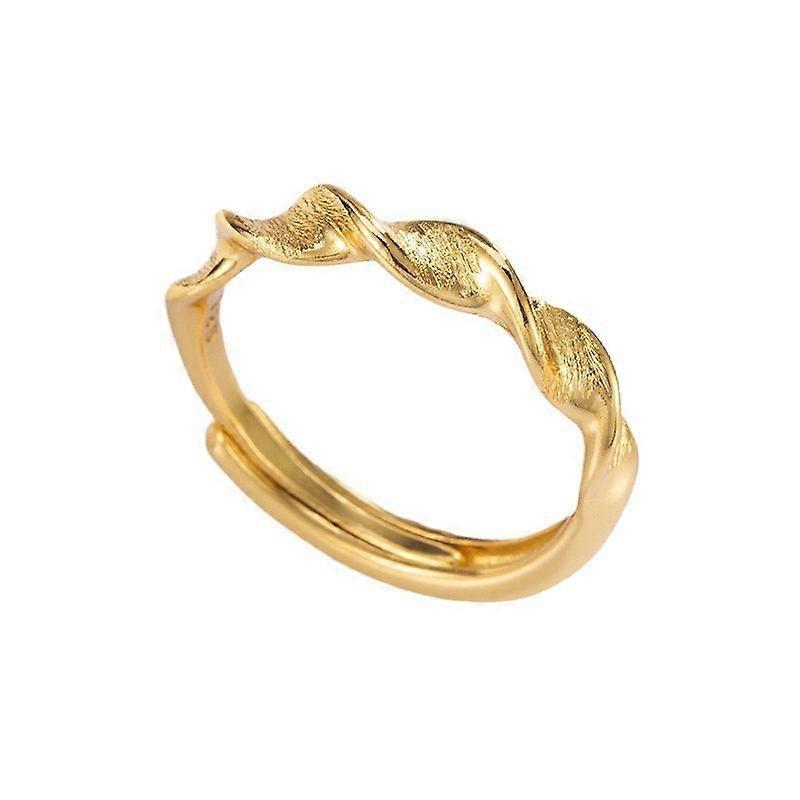 Mobius Plain Circle Ring, Women's Fashionable Elegant Adjustable Open End Ring