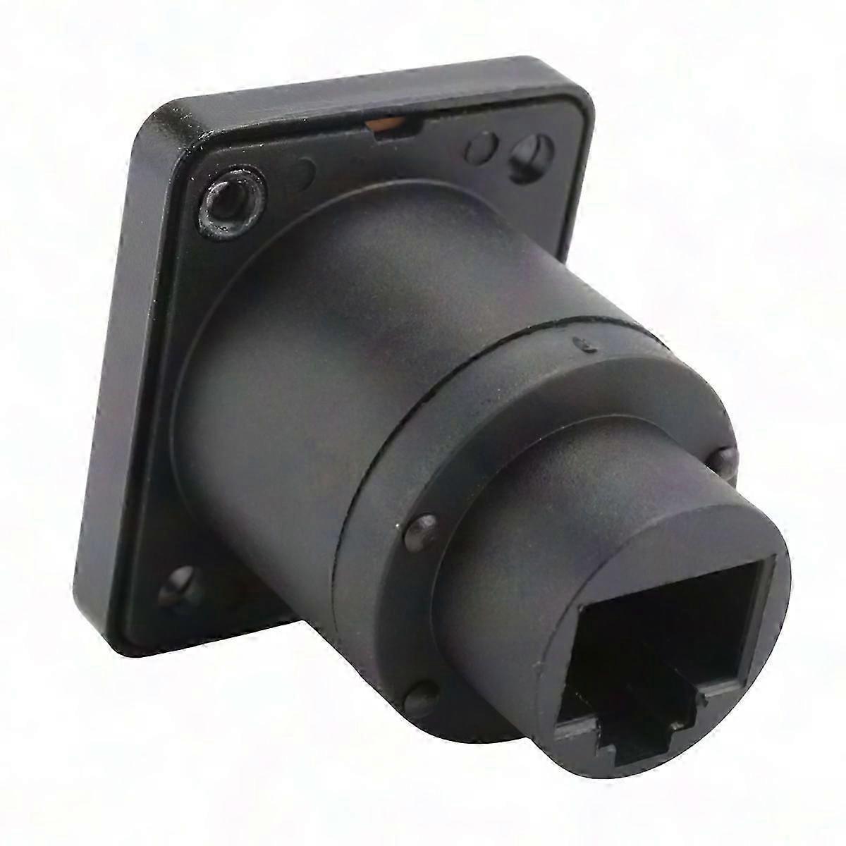 Waterproof RJ45 Female Panel Mount Ethernet Connector 8P8C Socket