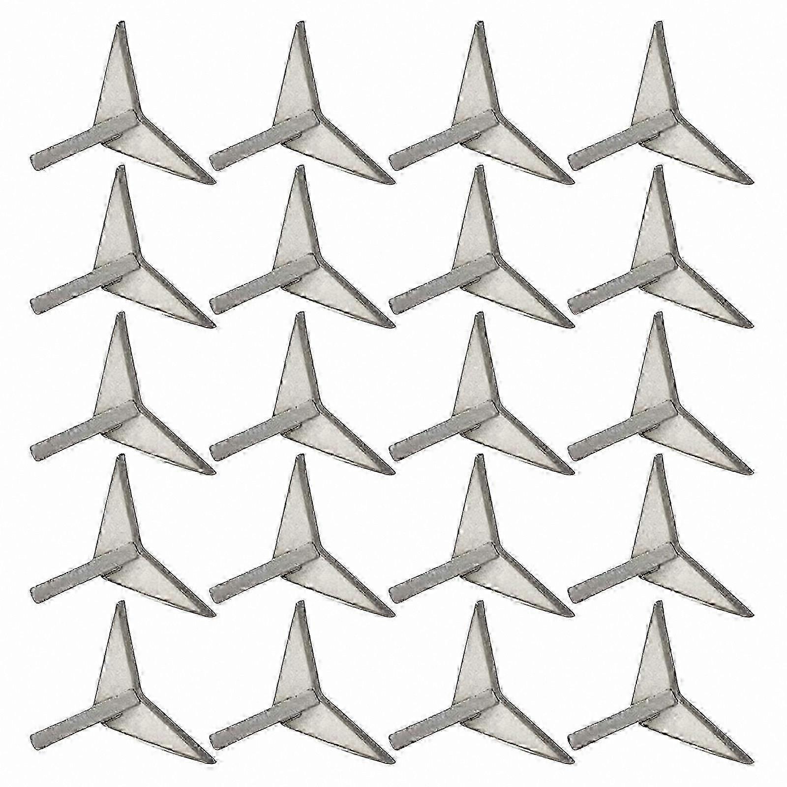 20-Pack Portable Tire Puncture Spikes for Automotive Use Ground Nails Triangle Design Vehicle Tyre Repair Tool Set