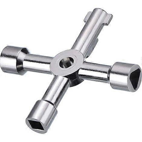 4 Way Multi-Function Utility Key for Gas Water Electric Box Medicine Cabinet