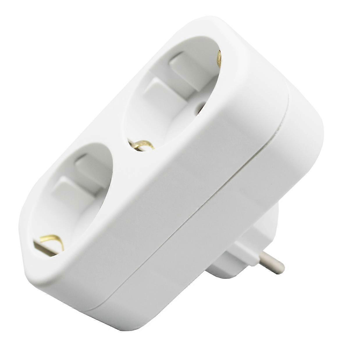German Standard Power Conversion Plug Travel Power 1 To 2 Converter Socket