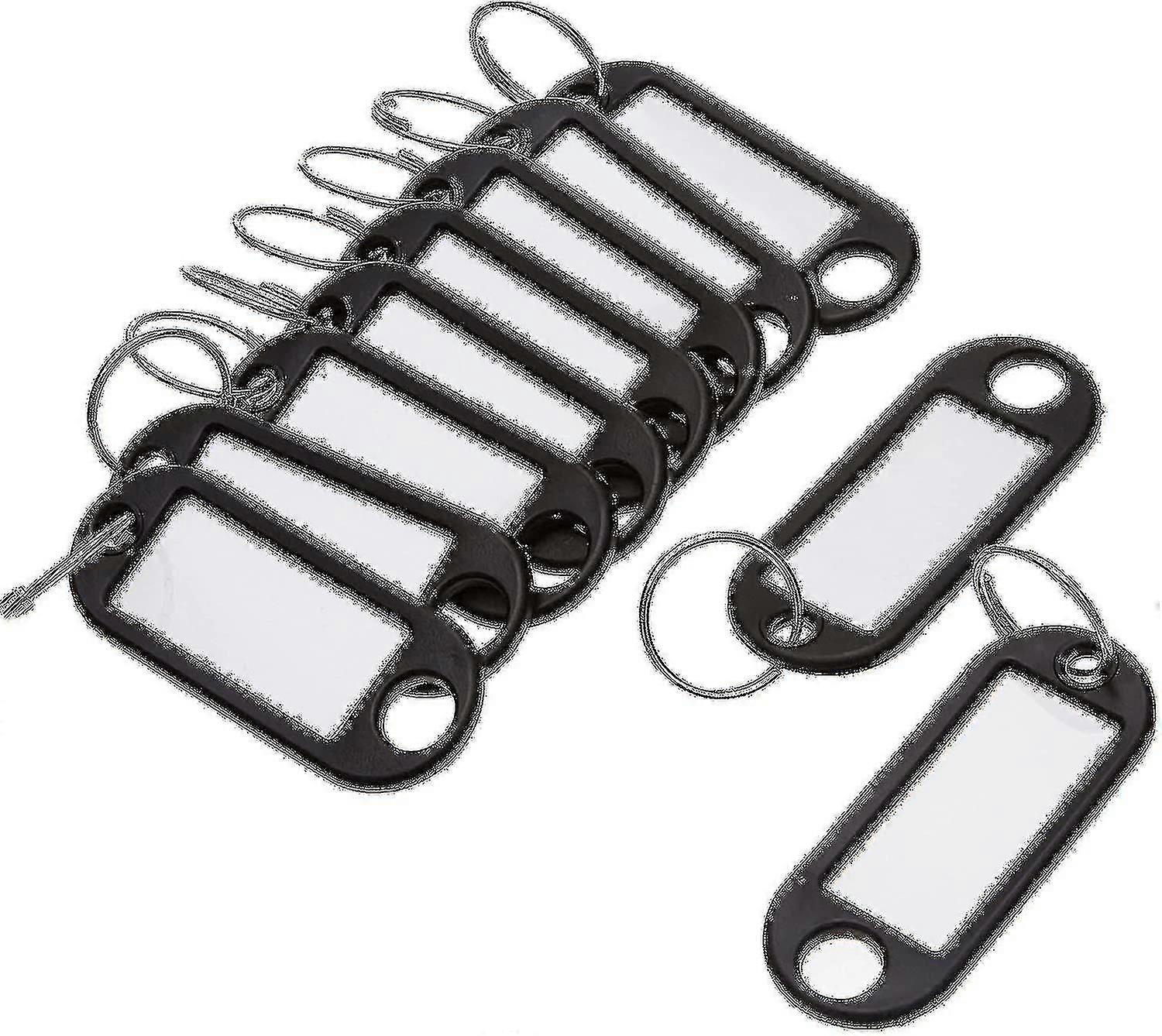 100 Pcs Of Plastic Key Tags, Tag Tags, Keychains, Sign Tags, Luggage Tag Tags