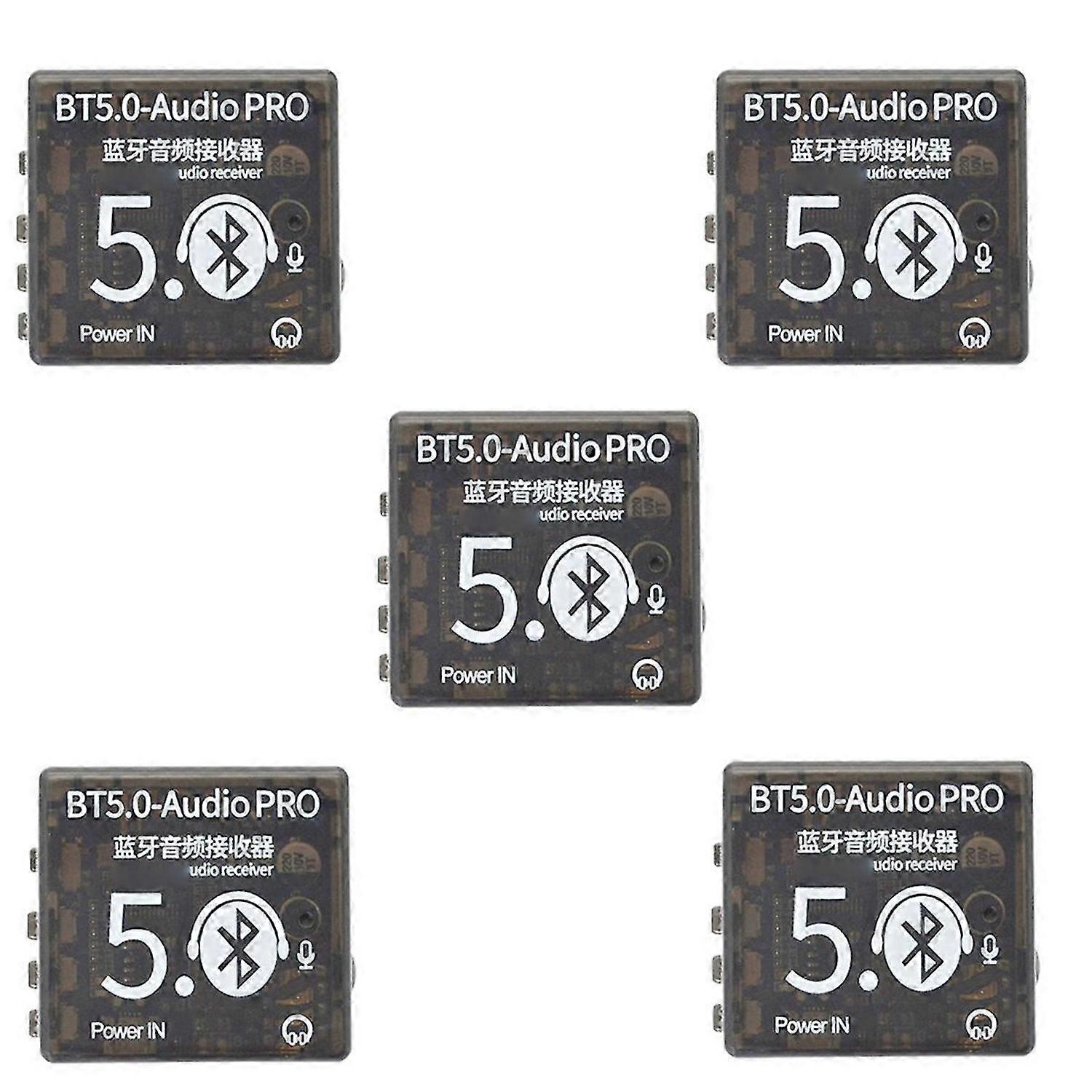 5 Pcs BT5.0 Audio Por Receiver MP3 Bluetooth Decoder