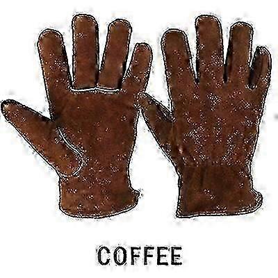 本物の牛革オートバイ手袋暖かい防風屋外サイクリングバイクスキーキャンプグローブ