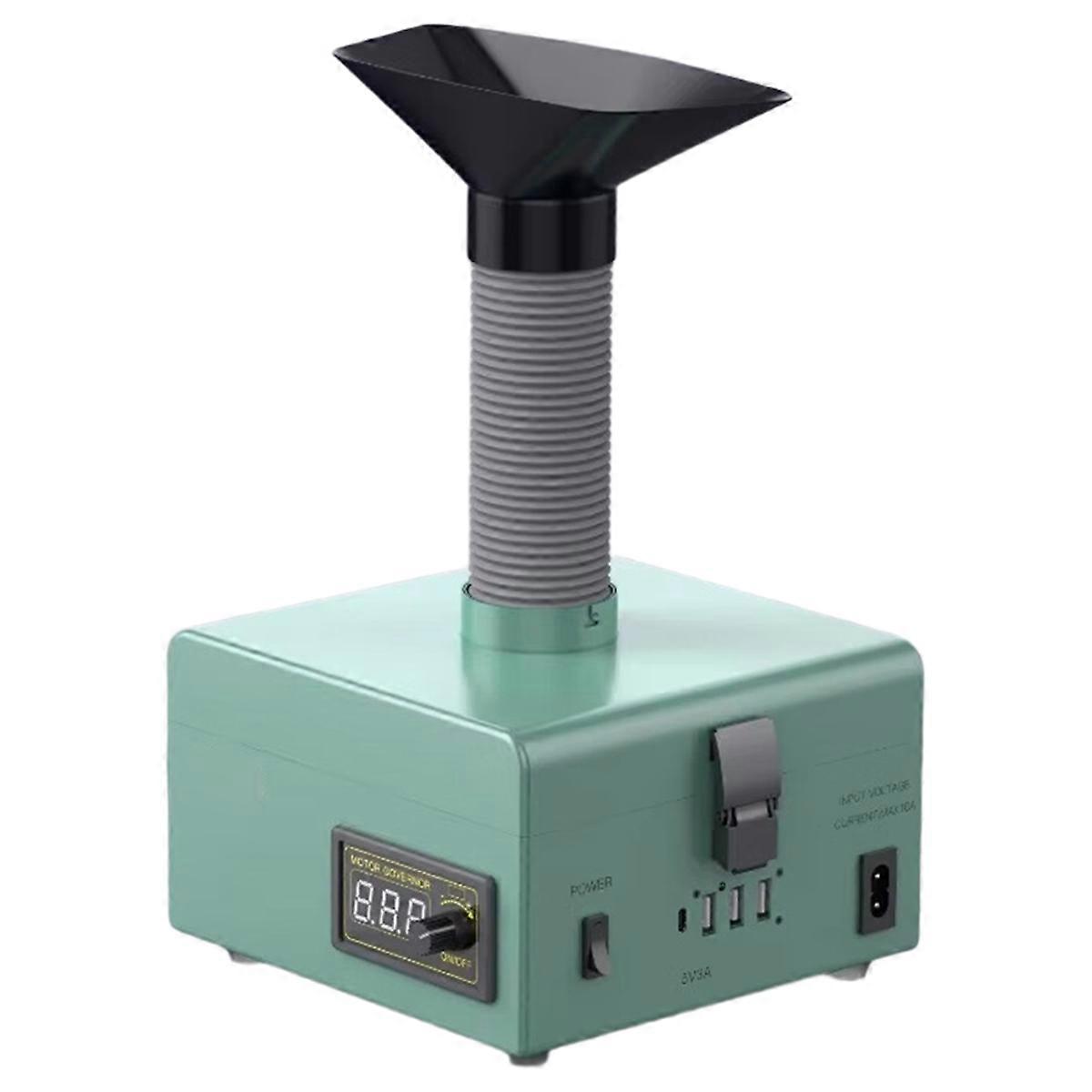 150w Soldering Smoke Absorber ESD Fume Extractor LED Light Activated Carbon Filter Sponge Solder Smoking Inst ent EU