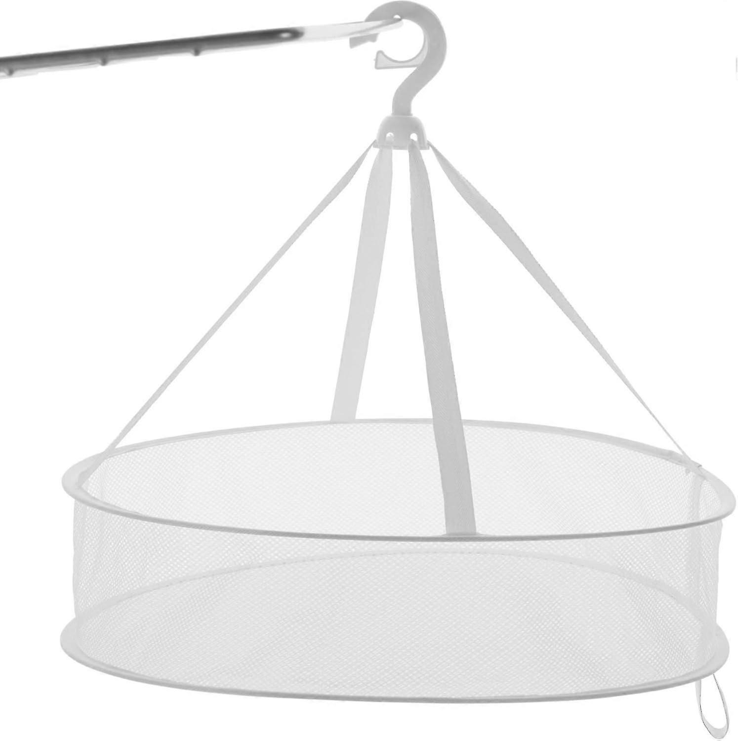 Clothes Dryer - Multifunctional Drying Net for Laundry and Grass - Ideal for Quickly Sorting Wet Clothes Foldable Laundry Basket 48CM small single lay