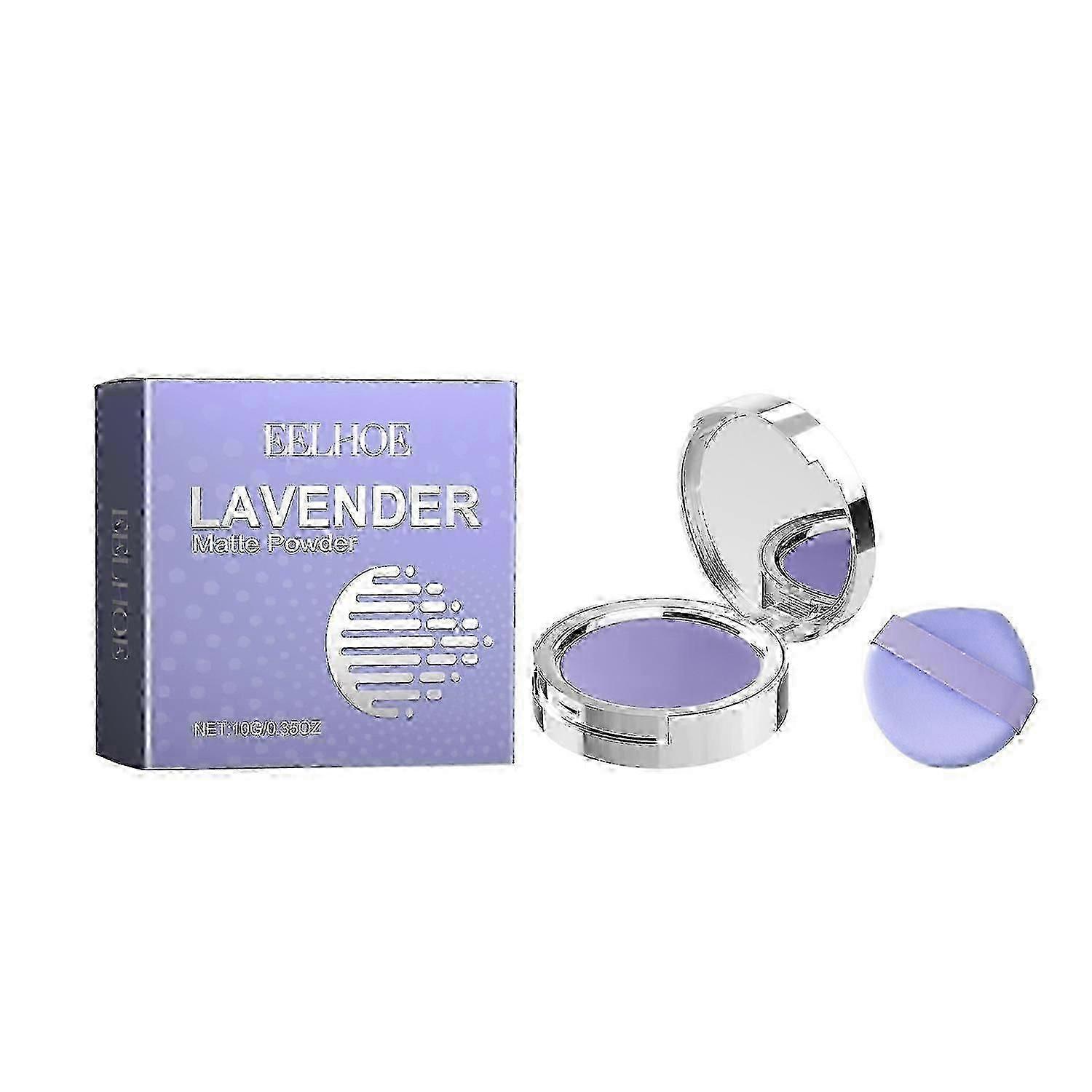 EELHOE Lavender Matte Powder, Natural Block Defect Containment Light And Durable Is Not Easy To Make