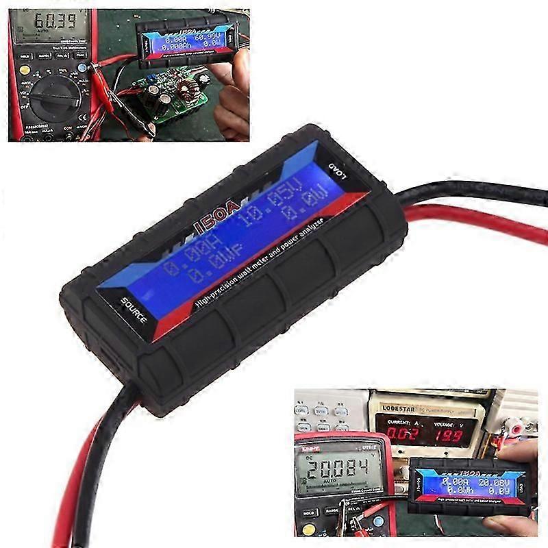 High Precision Watt Meter FT08 RC 150A with Backlight LCD for Power Analysis