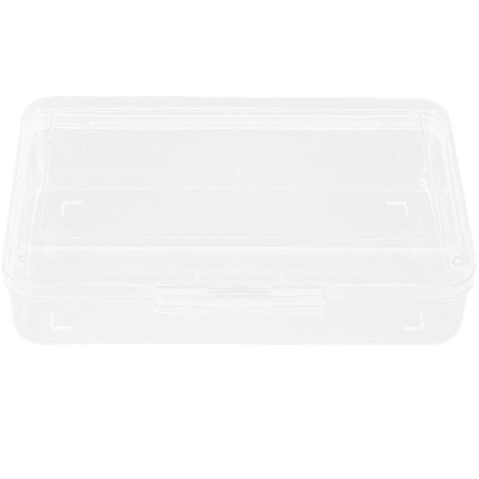 Pencil Case Plastic Pencil Box for Storage Use Portable Container 3Pcs