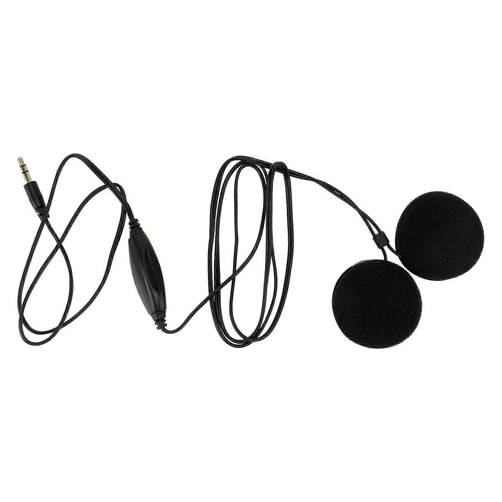 Motorcycle Headset Motorcycle Headset -Compatible Devices Rubber Abs Magnet Material for Answer Calls 1Set