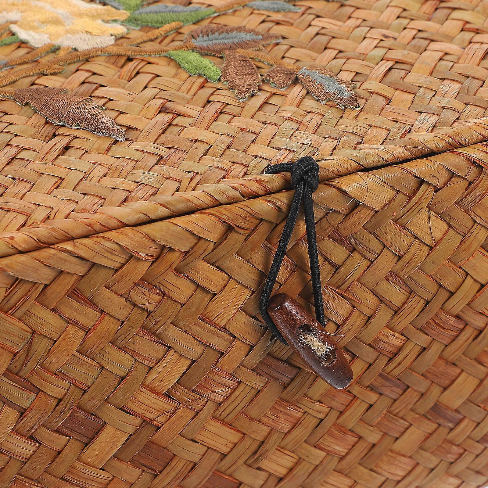 Handwoven Woven Basket Storage Box for Decorative Gift Use