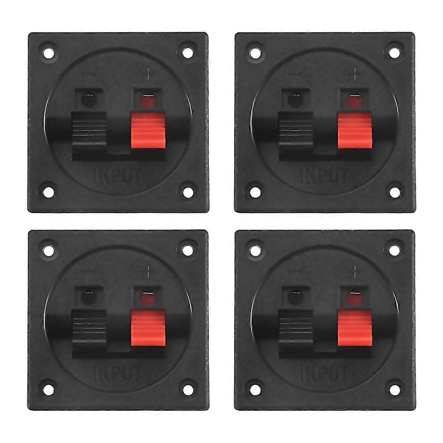 For 4pcs Speaker Box Terminal Cup Spring Square Subwoofer Box