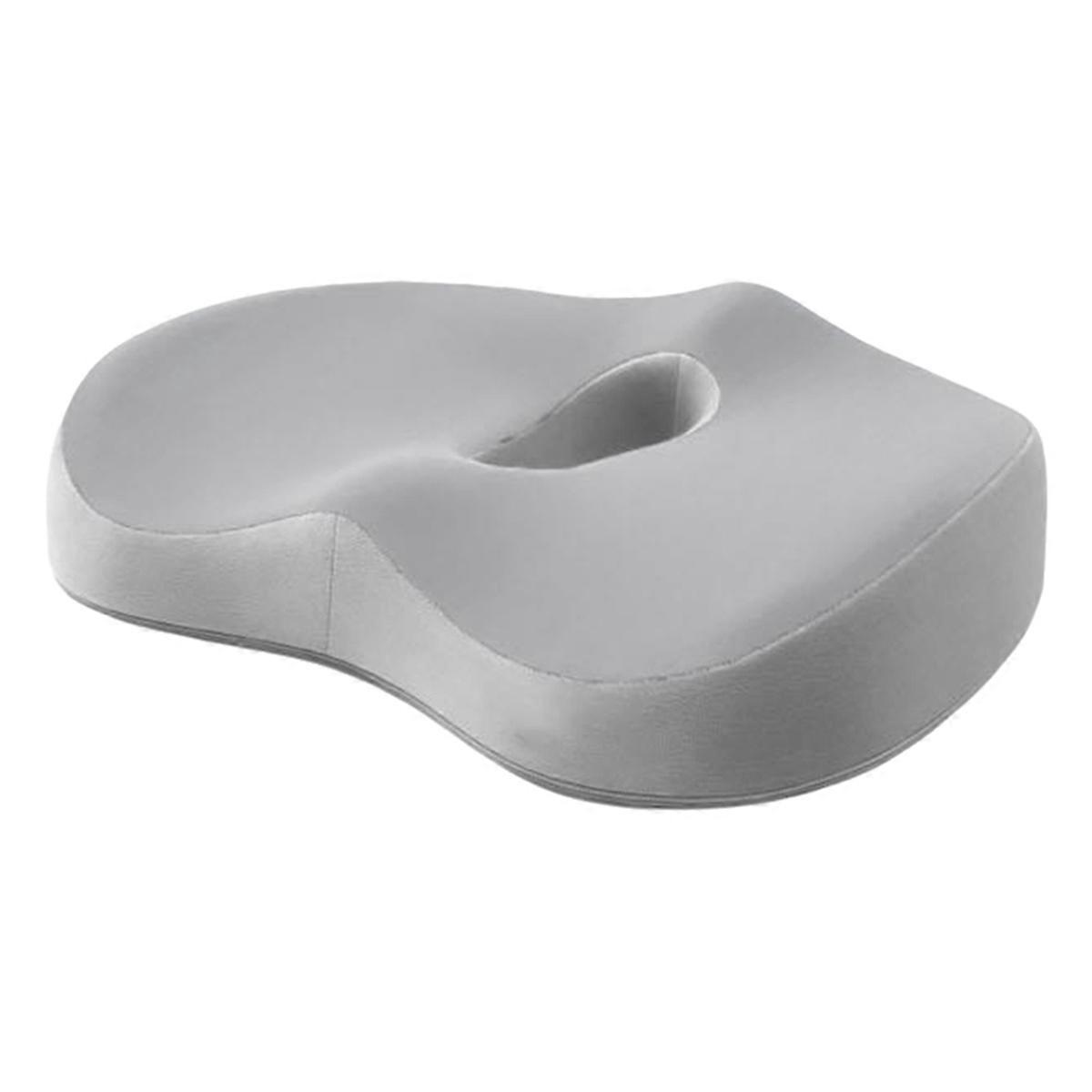 Memory Foam Pillow Cushion Chair Cushion Protection Hip Gray