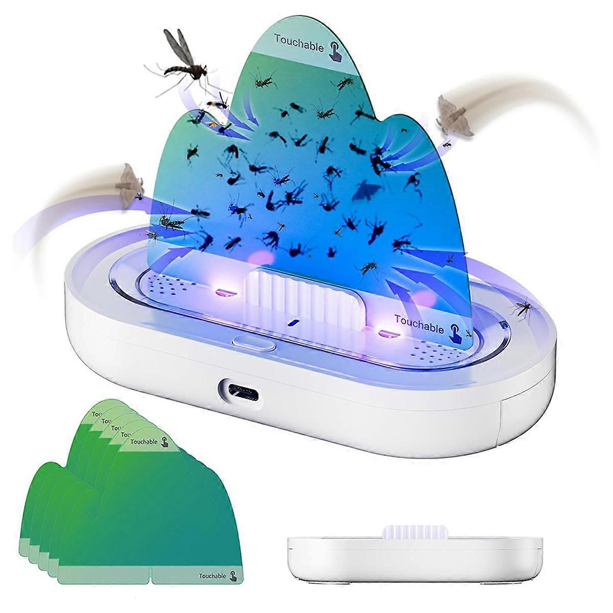 Indoor Flying Insect Trap, Fruit Fly Trap, Gnat Trap, Fly Trap, Plug-in Light Trap, Bug Light Trap