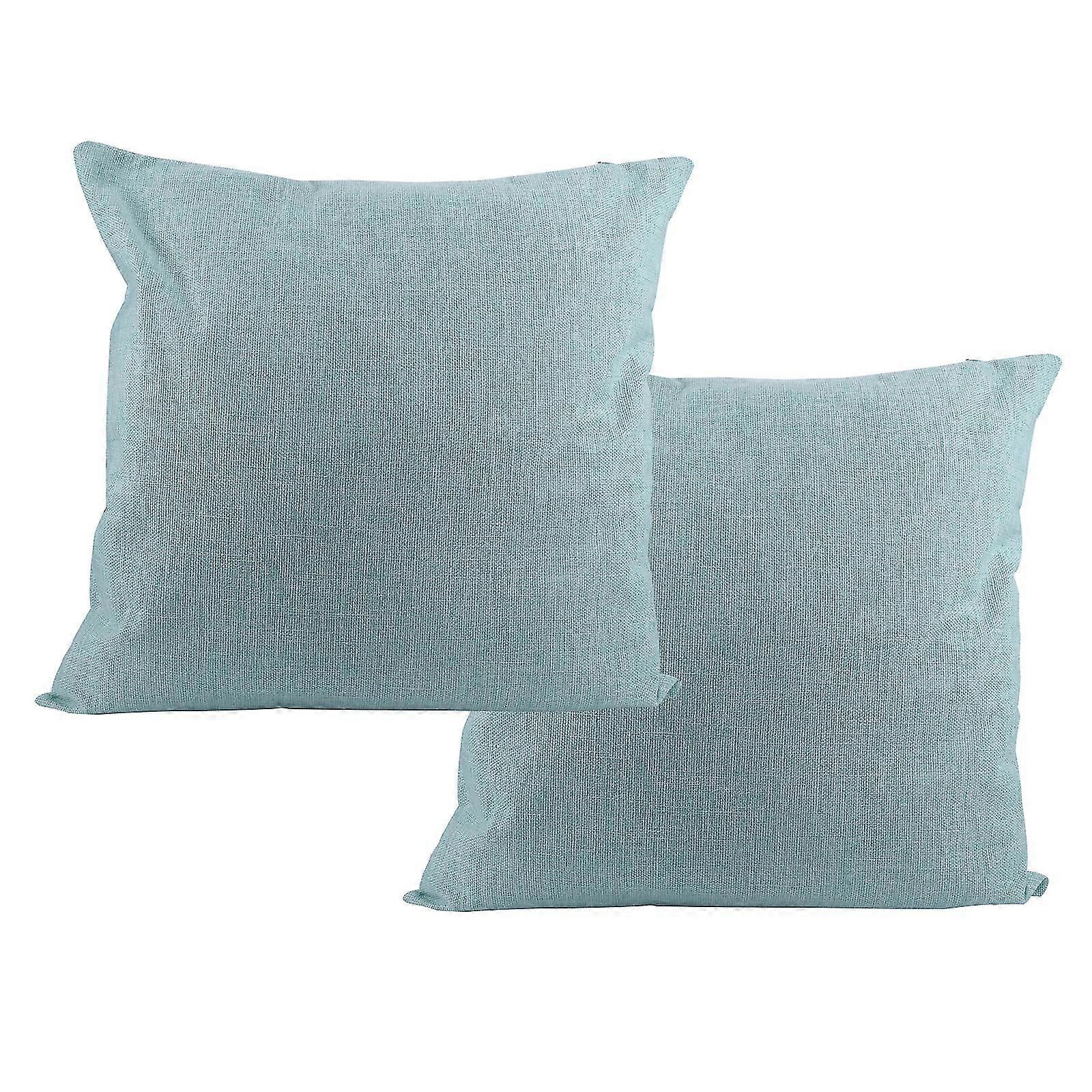 2 Pcs Pillowcase Home Solid Color Pillowcase Pillow Protector