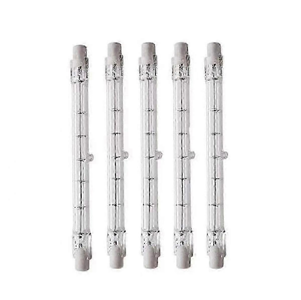 Dimmable R7s 189mm 1000w Halogen Pencil Bulb Ac220-240v J189 Linear Halogen Floodlight For Landscape Security Street Lighting Set Of 5