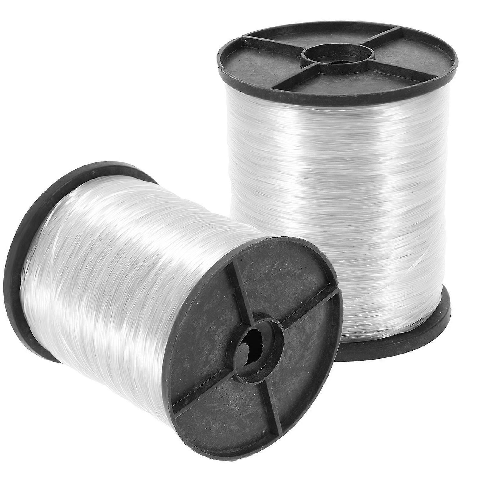 Picture Hanging Wire Clear for Hanging Use 6 Rolls Transparent Wire