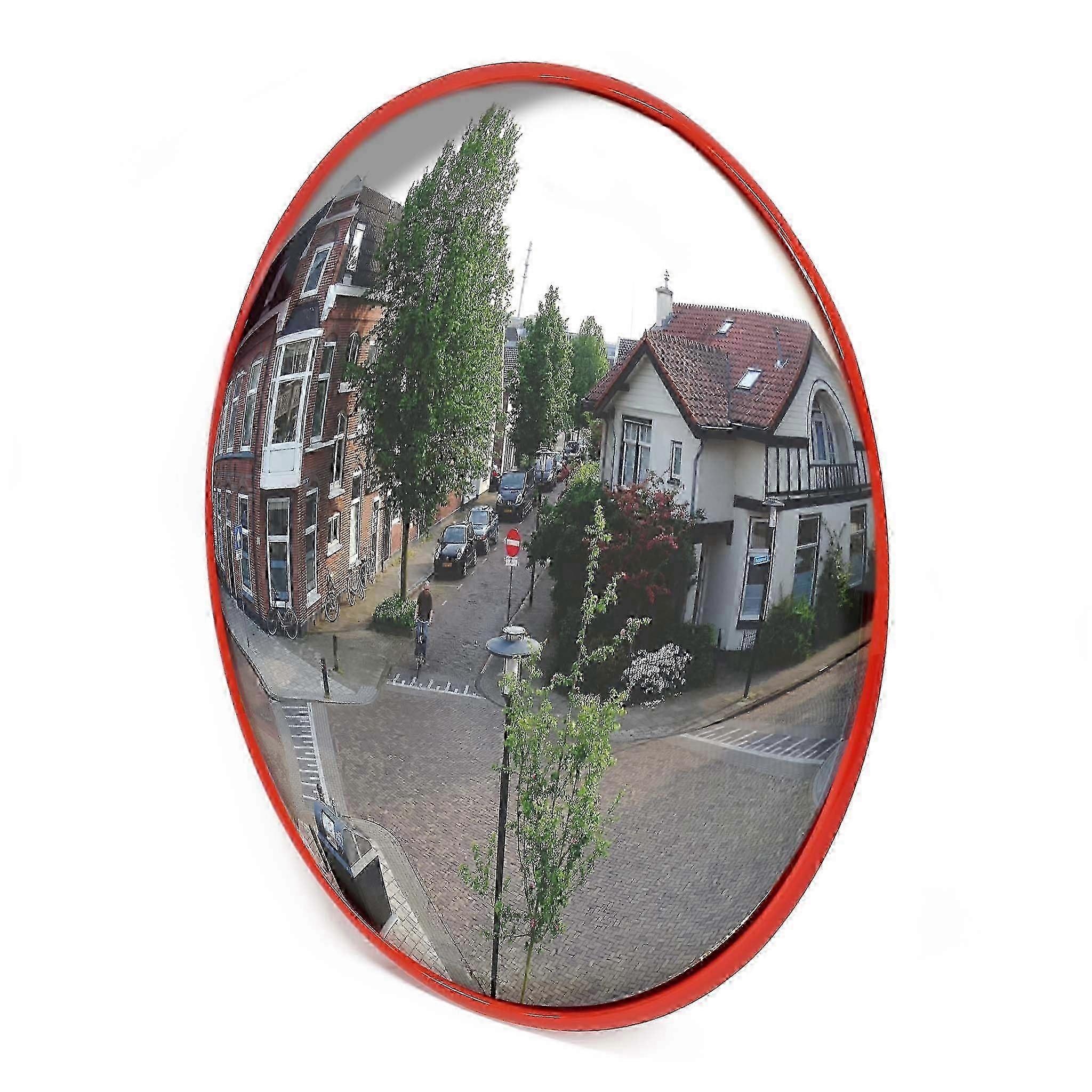 Convex Traffic Mirror, 30cm with 130-160 Field of Vision for Improved Road Safety in the UK