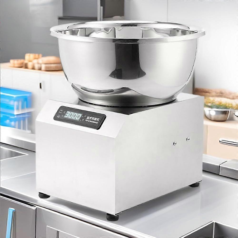 Commercial Dough Mixer With Stainless Steel Bowl, 5 Kg, Spiral Kneading For Pizza And Bread Dough, Timing Function