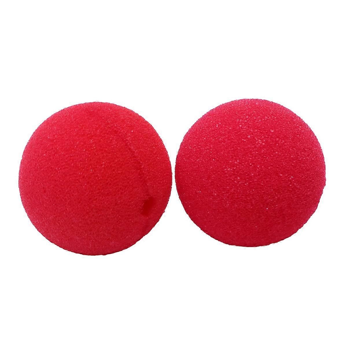 Sponge Clown Nose for Party Decoration 100Pcs Red Color Included