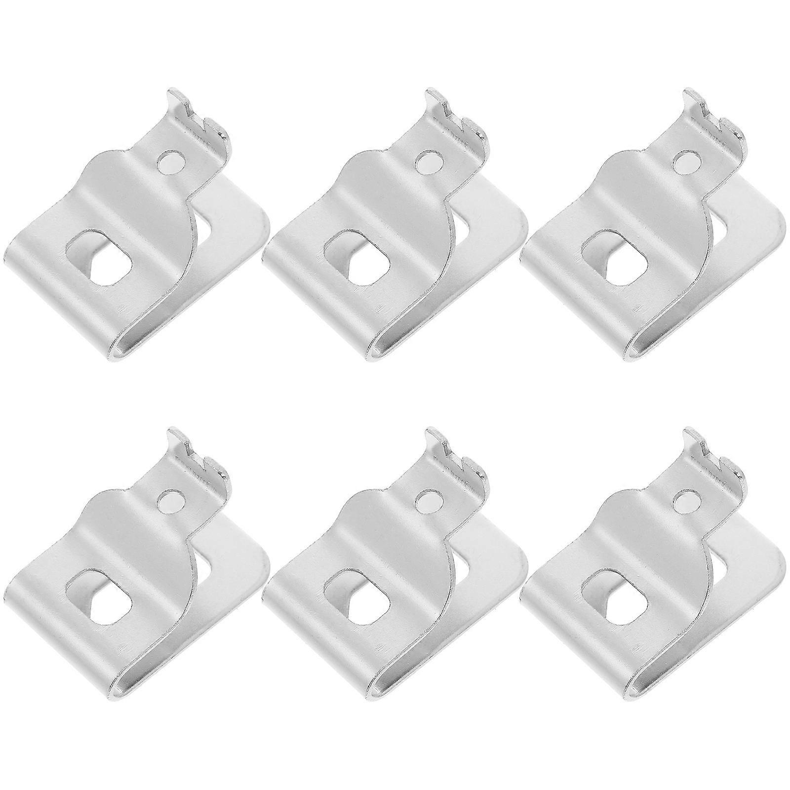 Drill Tool Clips Silver Stainless Steel for Hanging Use 12Pcs Tool Belt Clips