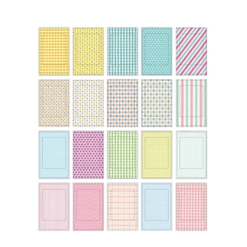 Aesthetic Photo Stickers Creative Diy Design Self-Adhesive Decorative Pastes For Scrapbooking Personalization Crafts 6 Sets