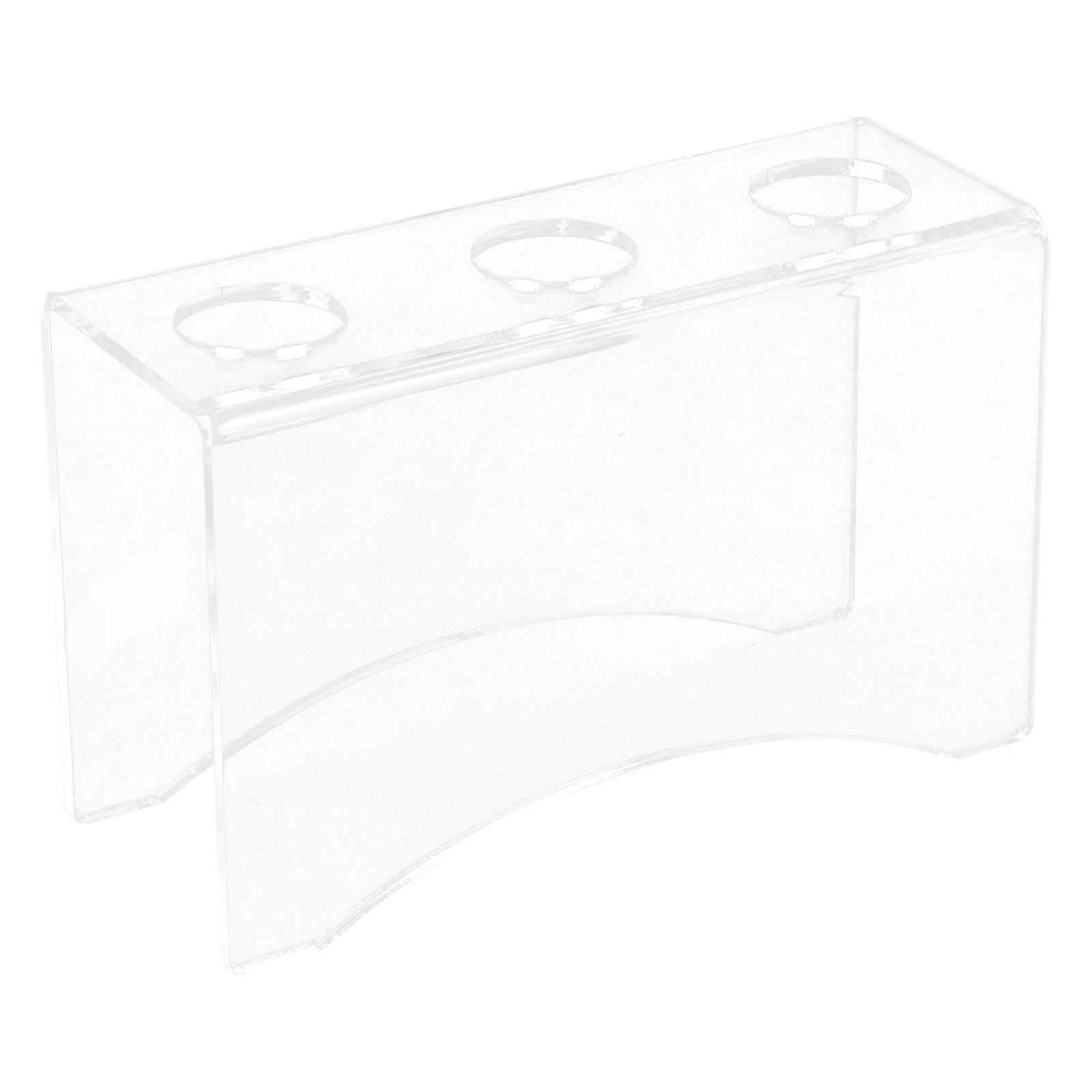 Ice Cream Cone Holder Clear Acrylic Stand for 5Pcs Serving