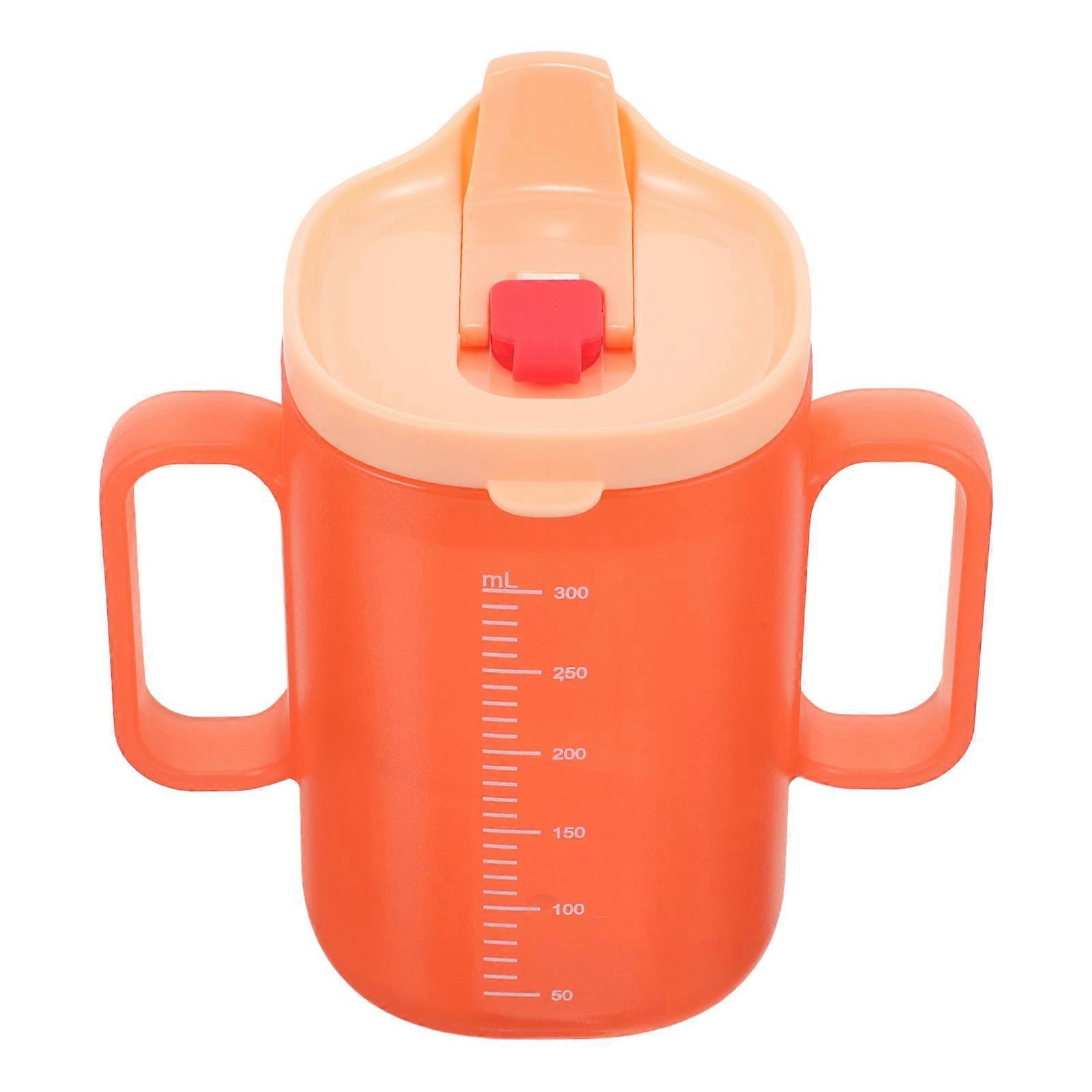 Kids Cup with Straw for Drinking 5Pcs Toddler Cups with Scale and Handles