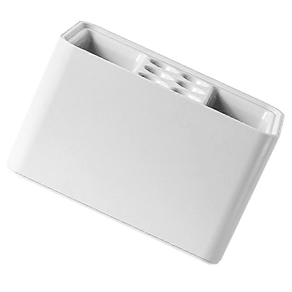 White Umbrella Rack for Storing 2Pcs Holder with Removable Tray