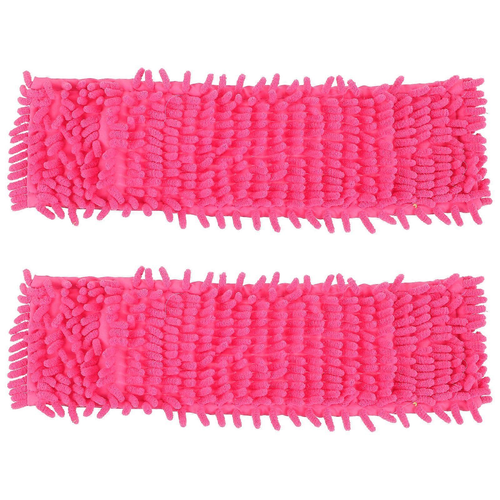 Practical Mop Cloth Replacement 4Pcs Red Mop Head Cleaning Accessories