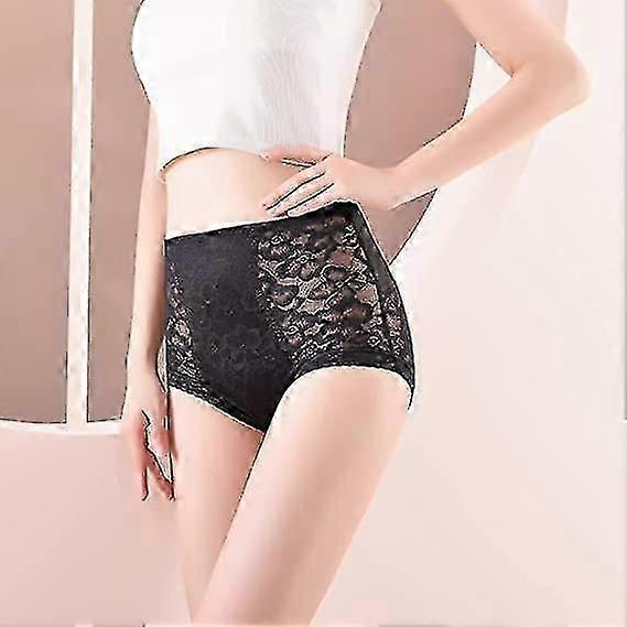 בגדי ריקוד נשים נוחות מותן גבוה חגורת תחרה תחתונים מחטבים תחתונים