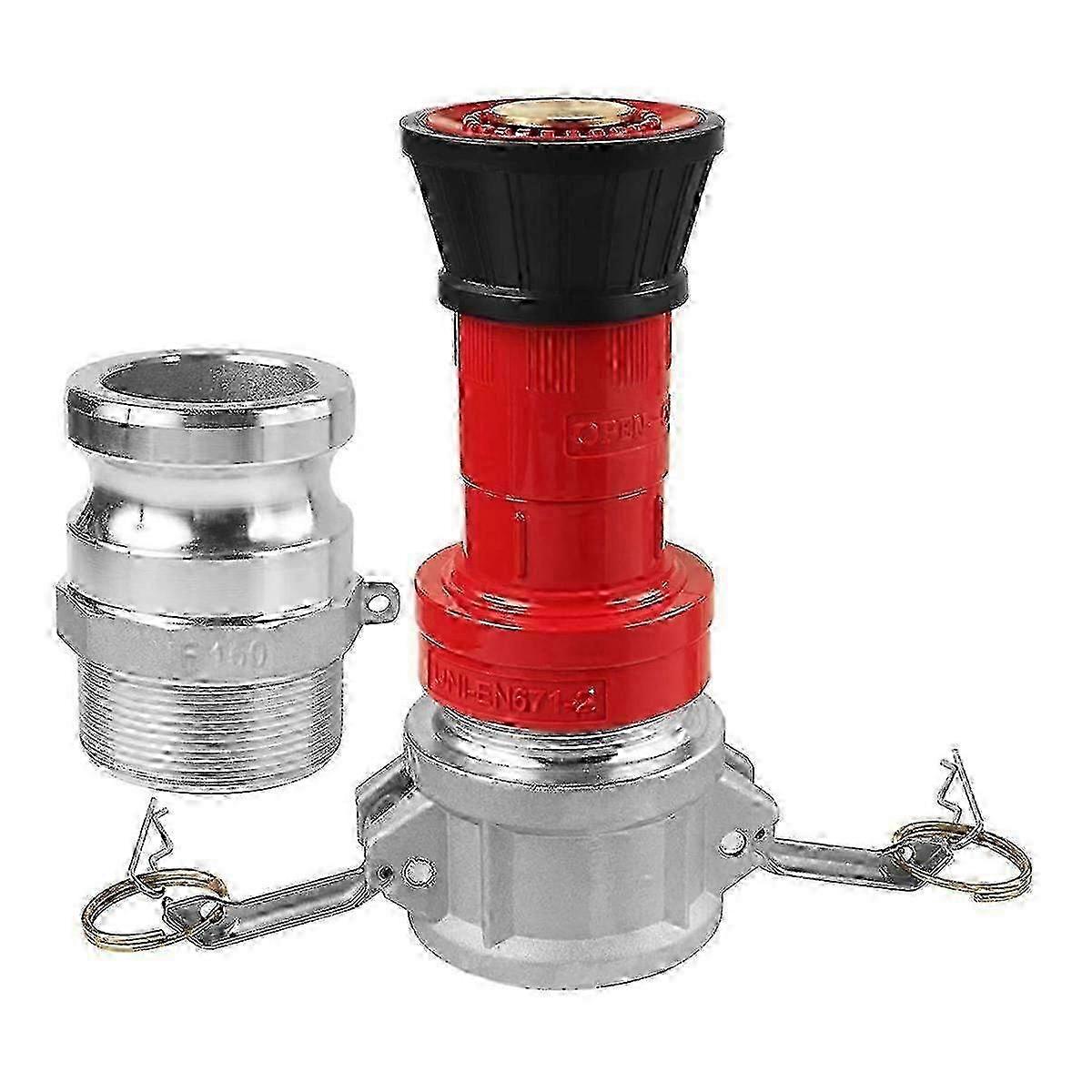 1-1/2 Inch NPSH Fire Hose Nozzle - Constant Flow Fog Nozzle for Effective Firefighting & Water Control Solution