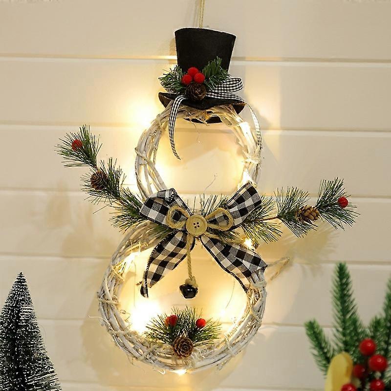 Christmas Vine Ring With Lights Pendant