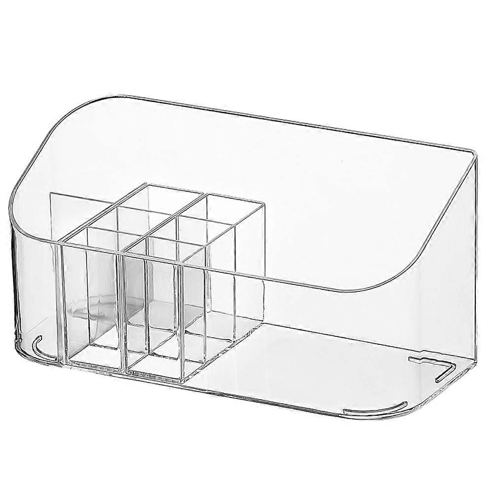Cosmetics Container Acrylic Organizer with Moving Compartment 2Pcs