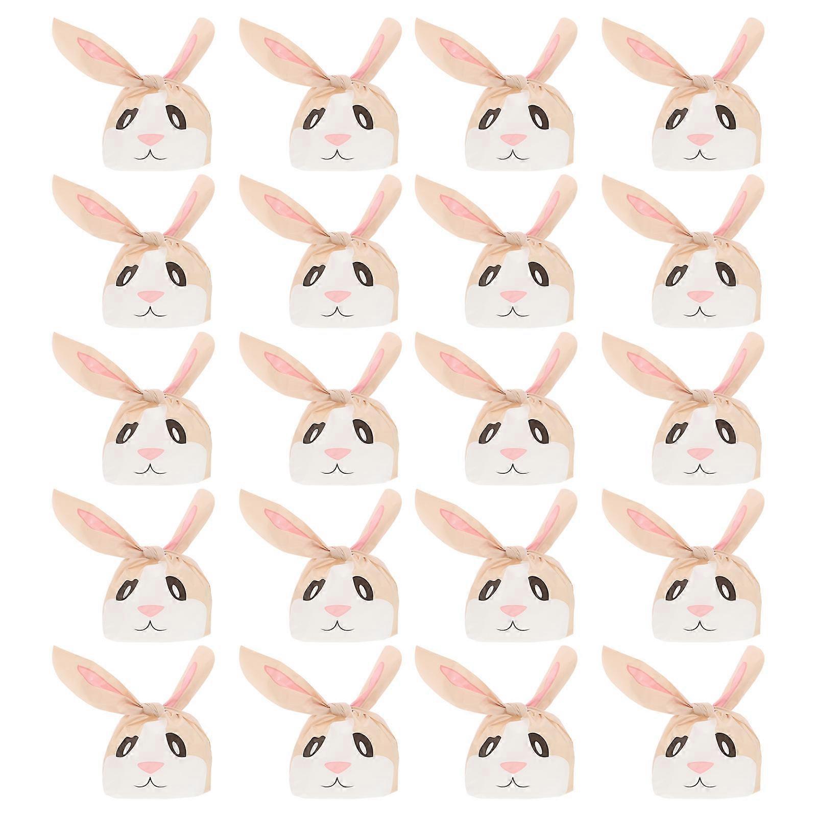 Rabbit Ears Candy Pouch Plastic Wrapping Bags for Storage Use 150Pcs