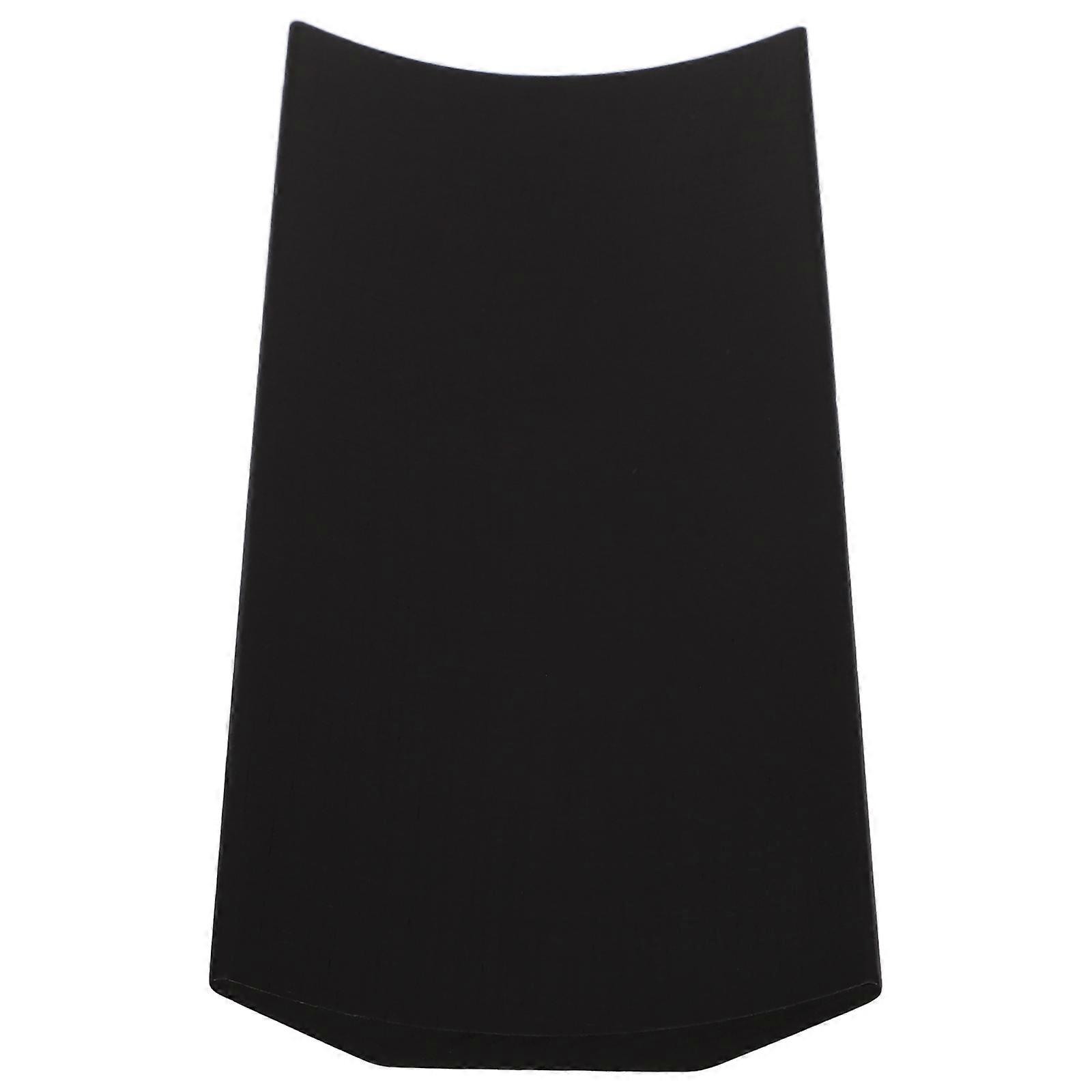 Black Bamboo Tea Towel Holder for Home Use with Napkin Tray