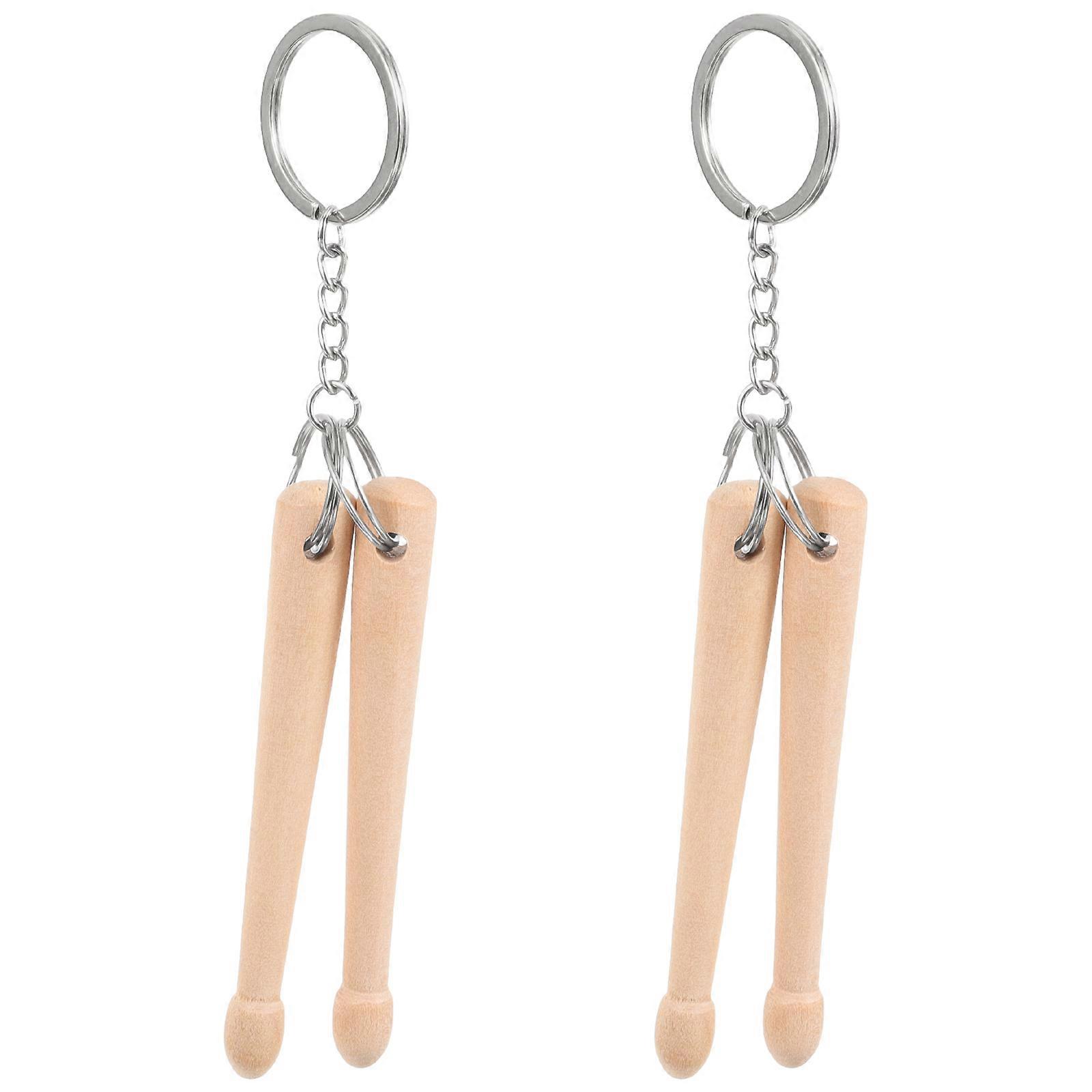 Unique Drum Stick Keychain For All Kinds Of People Ideal For Mobile Phones And Keys Assorted Color Gift 8 Pcs