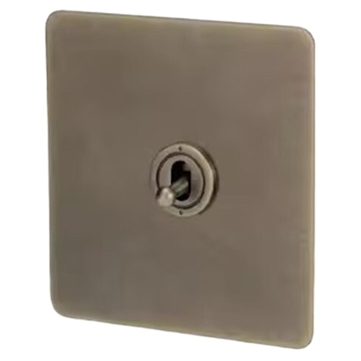 220V Toggle Switch Vintage Bronze Sockets and Switches Wall Light Switches Dimmer Switch Wall Outlet Plate,E