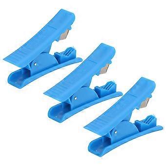 3PCS PTFE Tube Cutter Self Standing Type Stainless Steel Hose Cutting Tool for 3D Printer