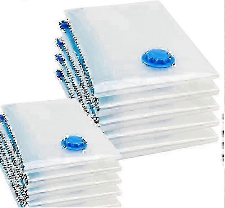 6 قطع XXL أكياس تخزين فراغ للملابس والألحفة ومجموعة فراغ توفير الفضاء