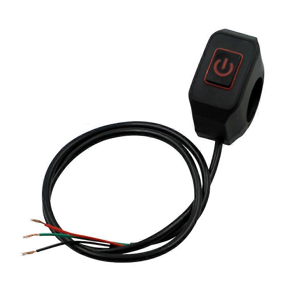 Motorcycle Handlebar Switch Control Button Electric Waterproof Push Mount
