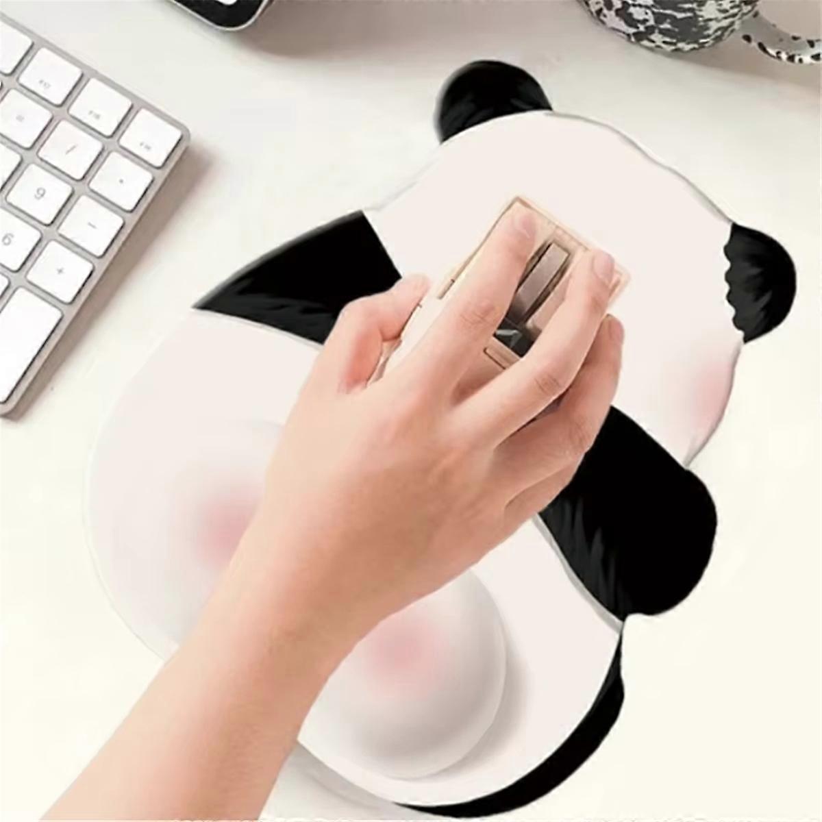 Mousepad Ergonomic Hand Support Cute Panda Mouse Pad HD Desk Pad B
