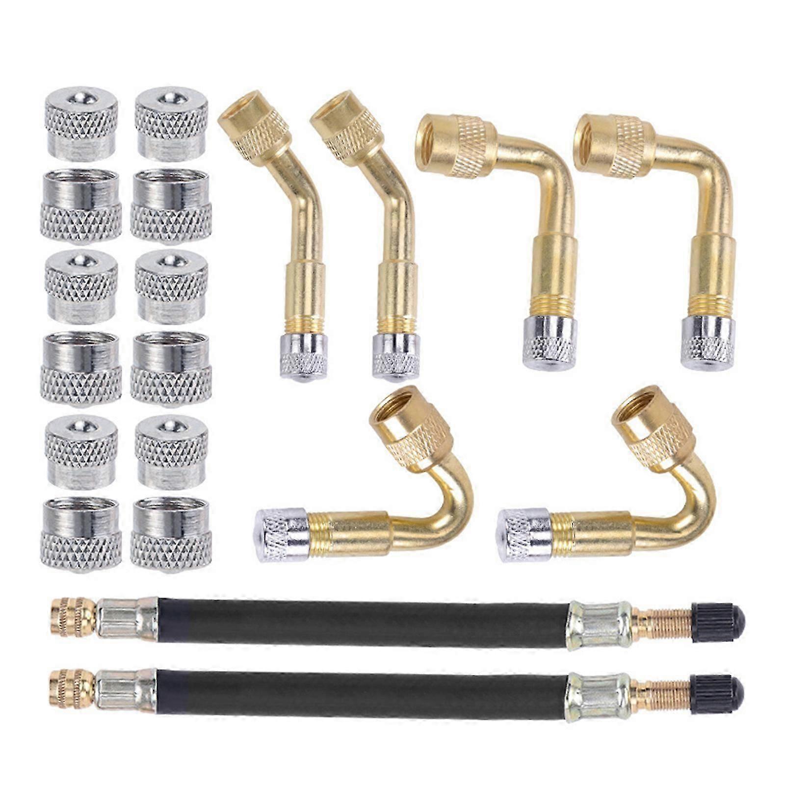 car tyre valve extensions flexible set