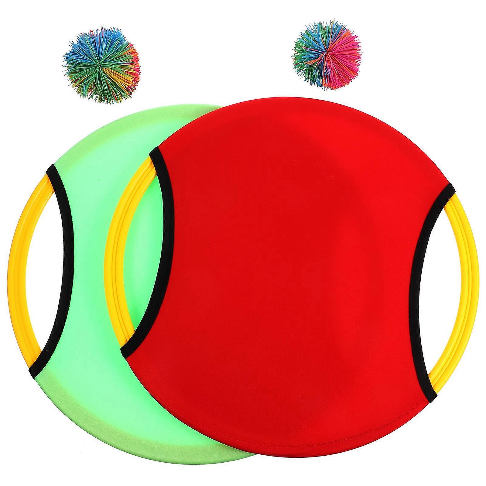 Trampoline Dish Game Flying Dish Set for Hand-Eye Coordination 4Sets